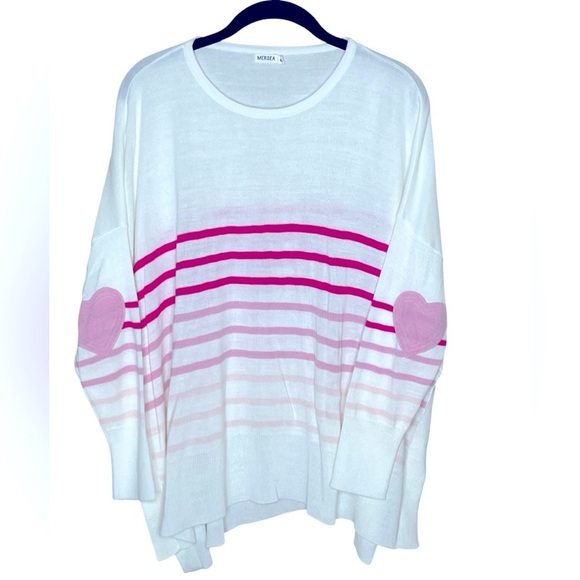 MERSEA Pink Striped Amour Sweater - Picture 2 of 5